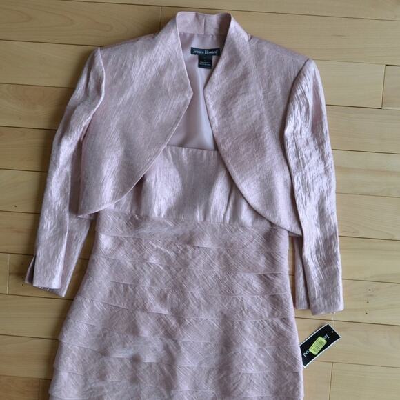 NWT Vintage Jessica Howard Cropped Jacket Midi Dress Set - Picture 2 of 7